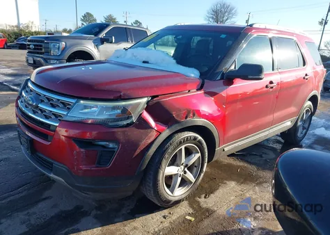 2018 Ford Explorer Xlt из США, поврежденный, VIN 1FM5K7D85JGB76653